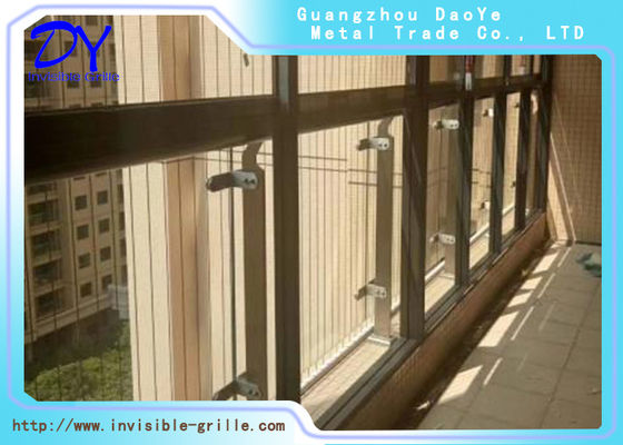 parrilla inoxidable de la seguridad del balcón de la terraza del alambre de acero 304 7x7