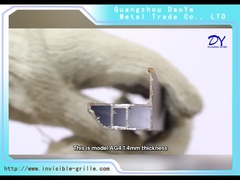 AG4 1.4m m con 304 tornillos con la parrilla invisible del cojín de la seguridad del balcón anti doble azul del moho