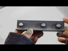 Esquena de aluminio para rejilla invisible