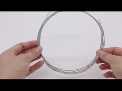 Fácil de limpiar Ventana Invisible Cubierta de extremo de rejilla Parte de aluminio Teflón Acero Superficie de cuerda de alambre