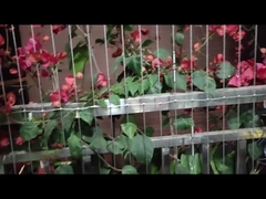 Balcón de diseño de sociedad moderna Rejilla invisible con servicio de punción y capacidad de carga de 100 kg