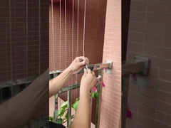 Instalaciones para paredes de cuerda horizontal 316 Corredor de alambre accesorios de parrilla invisibles