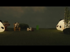 Una linda lámpara nocturna.