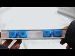 Grill de alambre de acero de protección de aluminio de vía férrea invisible pulida