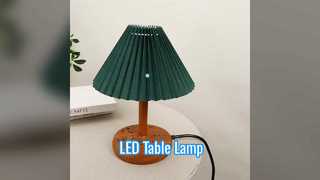 Lámpara de mesita de noche con puerto de carga USB-C, base de madera y bombilla LED, pantalla de tela de lino regulable, moderna