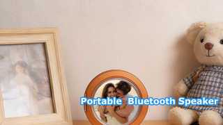 Tenedor inalámbrico portátil del teléfono móvil del nuevo altavoz de Bluetooth del espejo de la nueva llegada