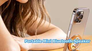 Altavoz Bluetooth portátil compatible con reproducción de música que pesa 48 gramos