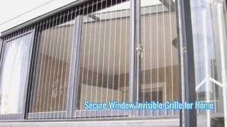 Rejilla de ventana invisible Asegure su hogar sin rejas