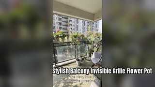 Maceta invisible blanca de la parrilla de los accesorios invisibles de la parrilla