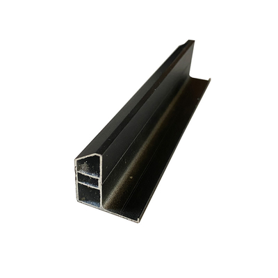 Carril de aluminio blanco / negro con capacidad de carga pesada