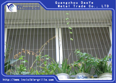 Parrillas de ventana invisibles interiores, instalación fácil de la parrilla de la protección de la ventana