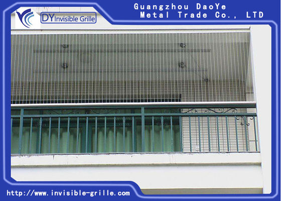Parrilla invisible del balcón seguro anti horizontal del polvo