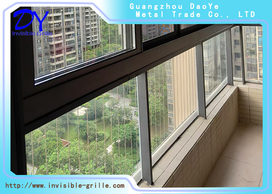 Alambre invisible de la parrilla 2.0m m de la seguridad de la instalación fácil para la protección de la ventana