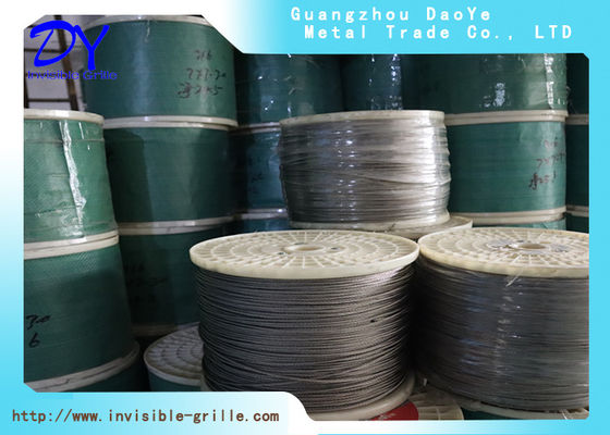 Revestimiento de nylon 316 7x7 2,0 mm alambre de acero inoxidable EX-WORK alambre flexible para aplicaciones marinas industriales y comerciales