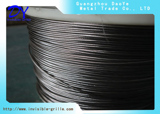Superficie brillante acabado de alambre de acero inoxidable 304 316 7 7 hebra excelente resistencia a la corrosión y resistencia mecánica