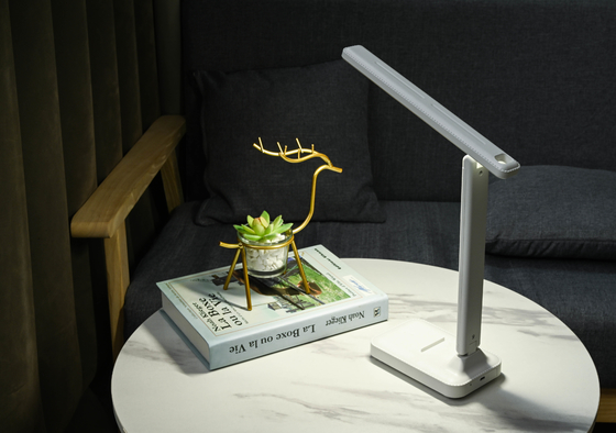 Lámpara de mesa plegable de brazo ajustable 5500 Kelvin Control táctil con 10 bombillas para iluminación brillante