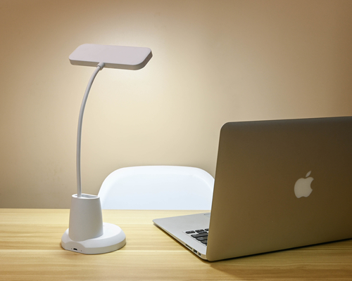 Lámpara de mesa USB plegable moderna lámpara LED con 10 bombillas 5 vatios imagen iluminación perfecta