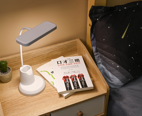 Control táctil lámpara de mesa LED con 6500-8000K temperatura de color 5W potencia 10 bombillas pequeñas lámparas de mesa