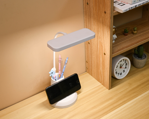 Control táctil lámpara de mesa LED con 6500-8000K temperatura de color 5W potencia 10 bombillas pequeñas lámparas de mesa