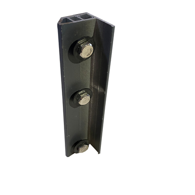 110 kg de resistencia de aluminio perfil deslizante con tornillos de acero inoxidable