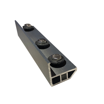110 kg de resistencia de aluminio perfil deslizante con tornillos de acero inoxidable
