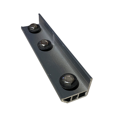 110 kg de resistencia de aluminio perfil deslizante con tornillos de acero inoxidable