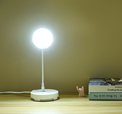 3-brillo LED lámpara de mesa USB con luz de efecto fotográfico