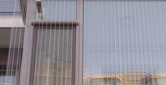 Fácil de limpiar y transparente ventanas de rejilla invisible para una alta visibilidad