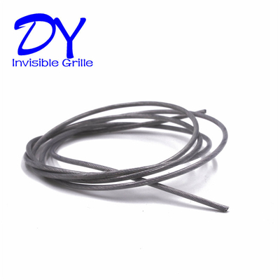 316 alambre 2.0mm Invisible Escudo de balcón con protección de revestimiento de nylon