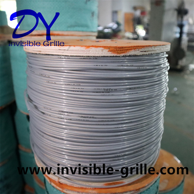316 alambre 2.0mm Invisible Escudo de balcón con protección de revestimiento de nylon