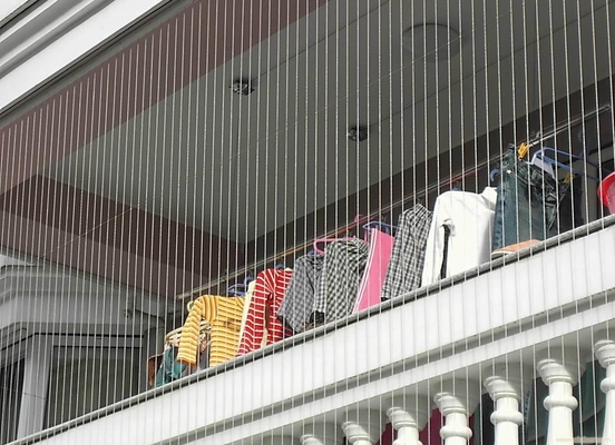 Tolerancia 316 alambre de balcón rejilla invisible alambre de diseño moderno para el balcón