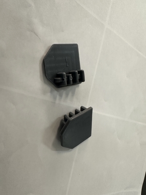 Seguridad Rejillas invisibles Tapón de extremo de vía de aluminio