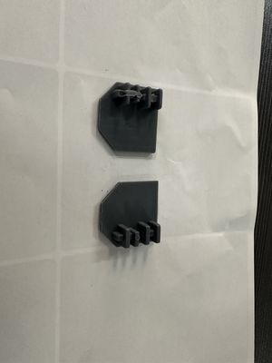 Adecuado para asar en interiores y exteriores, accesorios invisibles para parrilla, tapa de extremo de pista de aluminio, modelo tipo componentes duraderos de 20mm