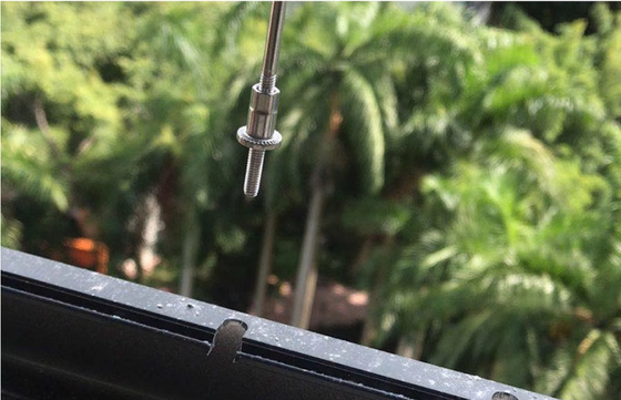 Rejillas de balcón de acero de 3 mm con capacidad de 100 kg