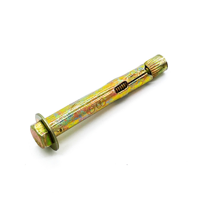 M6 zinc amarillo cerrojo de expansión de zinc accesorios de parrilla invisible
