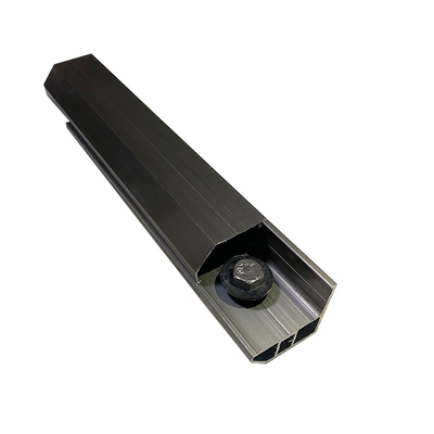 Carril de aluminio con capacidad de carga pesada y estructura de alambre de acero 316 de 12 1/7*7/3*7