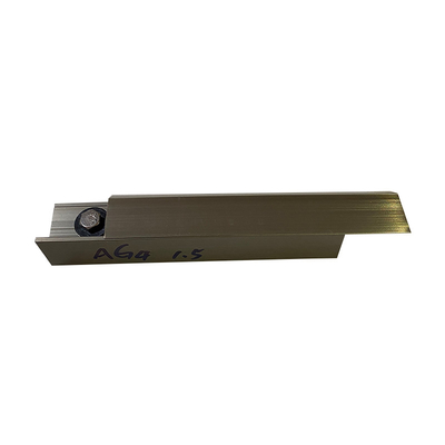 Perfil de aluminio con tapa de extremo de plástico para diseño y construcción de ventanas