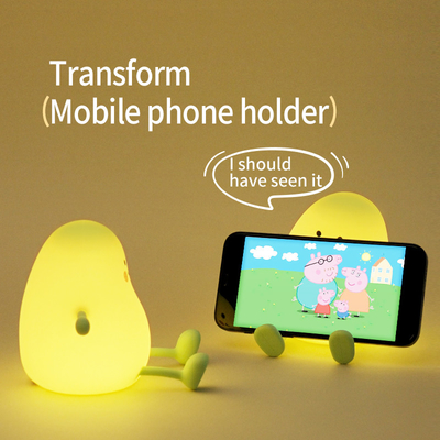 Lámpara de luz nocturna pequeña de mango con carga USB Tiempo de uso 5h-40h