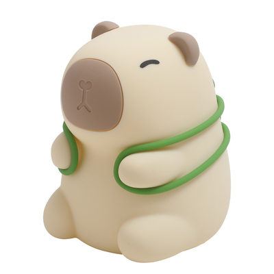 Logotipo personalizado Capybara Niños Regalo Dormitorio Lindo Lámpara Blanda Color Gradiente Perro Silicona Luz Nocturna