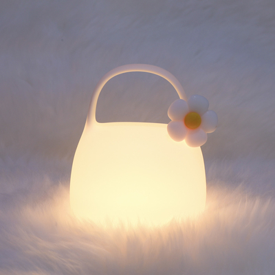 Bolso de regalo creativo de bricolaje lámpara de silicona con tiempo decoración junto a la cama atmósfera luz nocturna para dormir