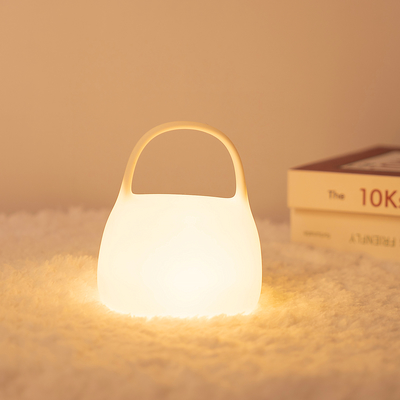 Bolso de regalo creativo de bricolaje lámpara de silicona con tiempo decoración junto a la cama atmósfera luz nocturna para dormir