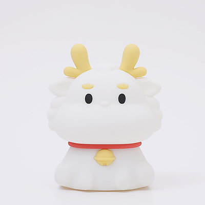 LED USB Recargable Dispersión Dragón Toque dibujos animados Decoración de dormitorio lindo Sillón de silicona para bebés Lámpara de mesa Luz nocturna