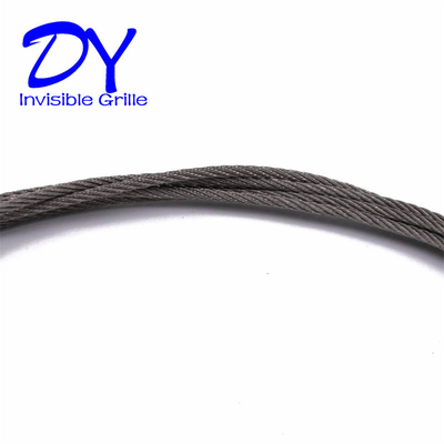 316 Cables de nylon recubrimiento2.0mm Balcón Combinación de rejilla invisibleSeguridad
