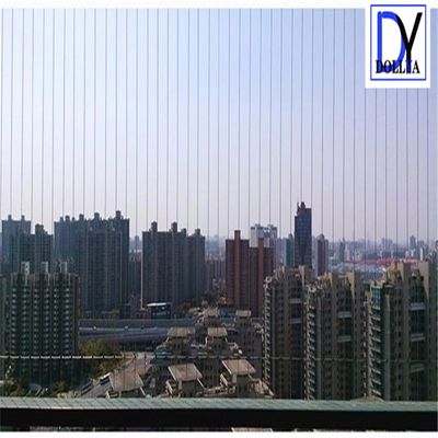 Window Invisible Grille with 316 Grade Stainless Steel 5cm Wire Distance Gap and B Security Rating