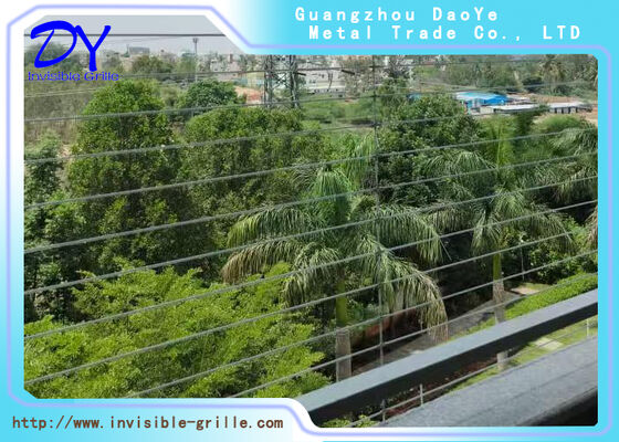 Grilla de seguridad invisible barrera protectora invisible diseñada manteniendo la armonía estética