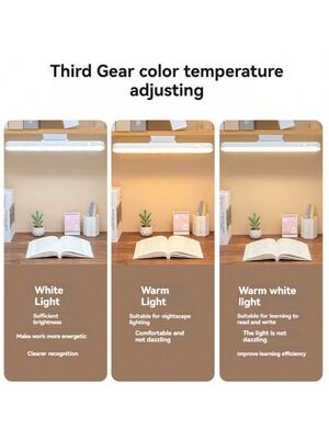 Lámpara de escritorio moderna recargable de LED Luz de lectura magnética multifuncional Toque y control remoto Armario de atenuación/Luz de vestuario