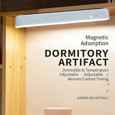 Lámpara de mesa LED magnética antideslumbrante USB recargable 3 temperaturas de color Atenuación continua Lámpara de escritorio de lectura