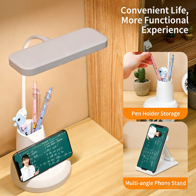 1 PC lámpara de mesa LED como la imagen ajustable brillo y temperatura de color ideal para el trabajo estudio y relajación