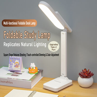 Hasta 8 horas de tiempo de uso lámpara de escritorio LED para estudio dormitorio que ofrece posicionamiento flexible y luz amigable para los ojos