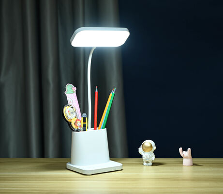 Lámpara de Escritorio LED con Portalápices - Luz de Estudio con Protección Ocular para Estudiantes, Dormitorios, Regalo al por Mayor, Luz Nocturna